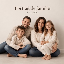 SÉANCE STUDIO FAMILLE  – 5 PHOTOS