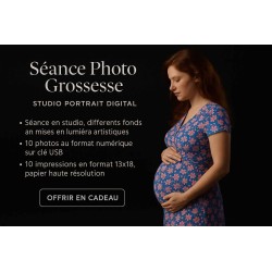 Séance Grossesse 10 photos en STUDIO