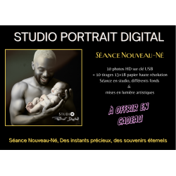 Séance BÉBÉ 10 Photos en STUDIO