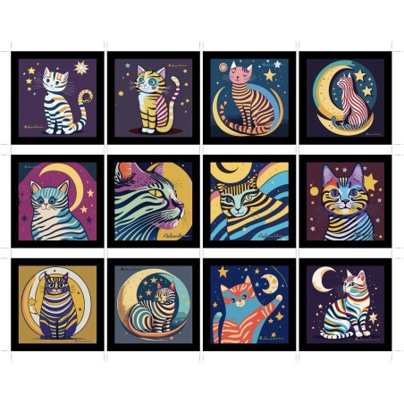 Réf. 0002 Magnets Chats en Coffret de 12