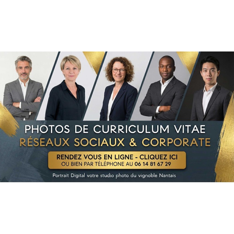 Séance corporate - curriculum vitae, en STUDIO
