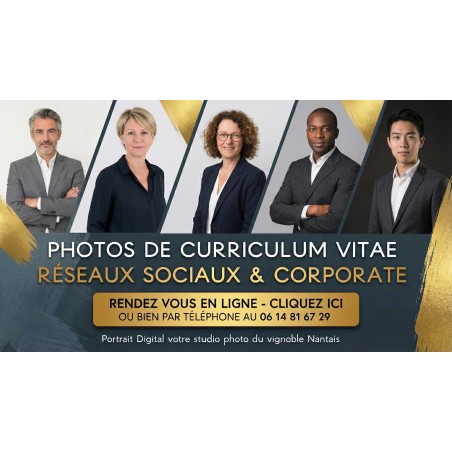 Séance corporate - curriculum vitae, en STUDIO