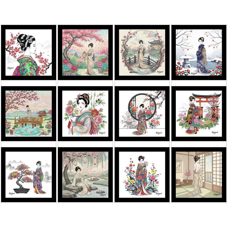 Magnets d'Asie en Coffret de 12 Magnets 001