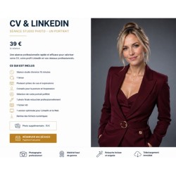 Séance Photo CV & LinkedIn – 1 portrait
