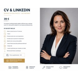 Séance Photo CV & LinkedIn – 1 portrait