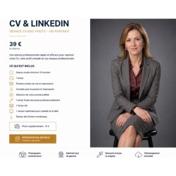 Séance Photo CV & LinkedIn – 1 portrait