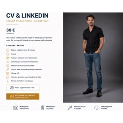 Séance Photo CV & LinkedIn – 1 portrait