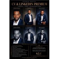Séance Photo CV & LinkedIn Premium – 3 portraits