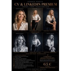 Séance Photo CV & LinkedIn Premium – 3 portraits