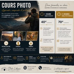 COURS PHOTO PERSONNALISÉ