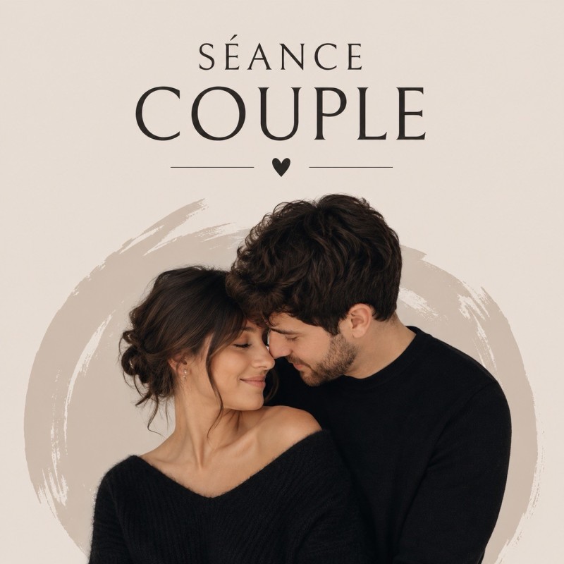 SÉANCE STUDIO  COUPLE – 5 PHOTOS