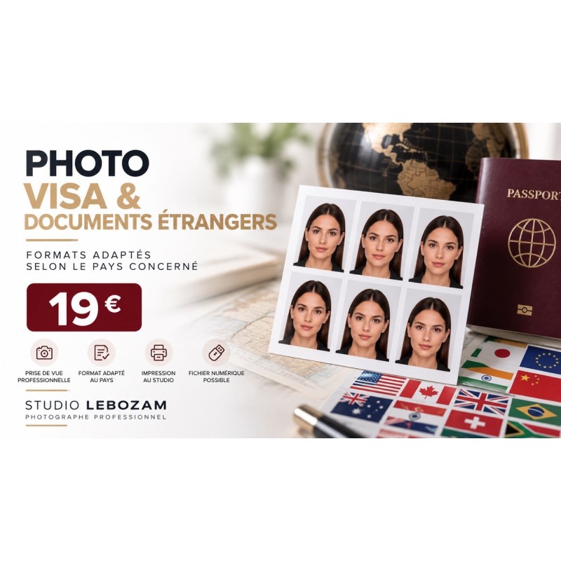 Photo Visa & Documents étrangers | Studio Lebozam