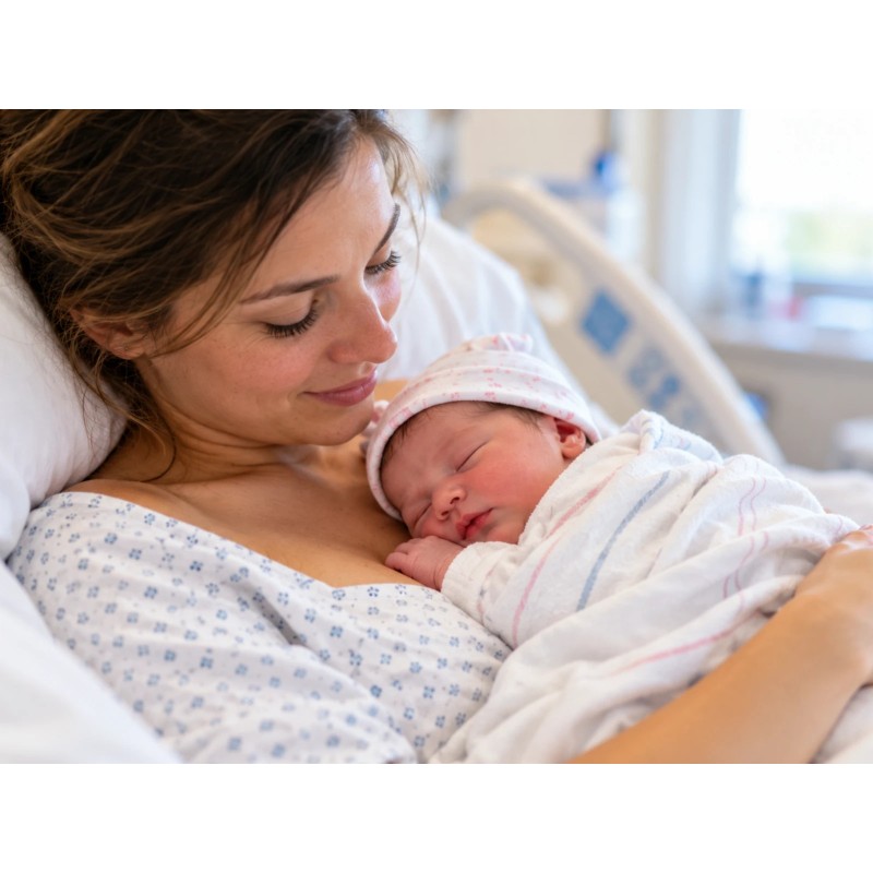 Visuel de la séance Les premiers instants de bébé en maternité