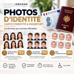 Photos d’identité – Carte d’identité & Passeport