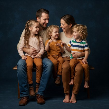 SÉANCE FAMILLE 8 PHOTOS en STUDIO