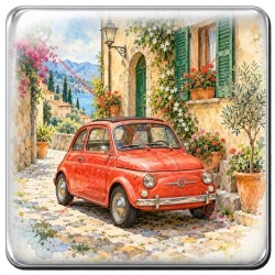 Fiat 500 Ruelle fleurie