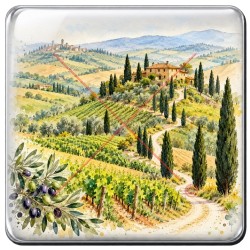 Toscane Collines et cypres