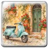 Vespa Facade fleurie