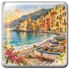 Camogli Barques sur la plage