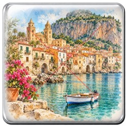 Cefalu Port et cathedrale