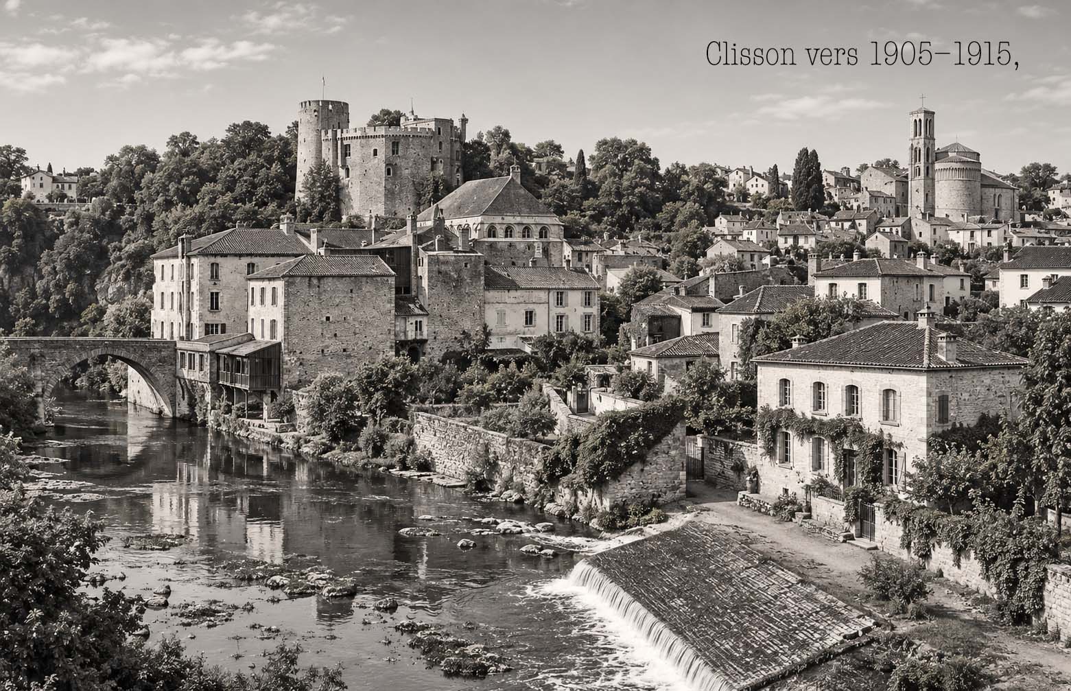 Photographie historique de Clisson — Studio Lebozam