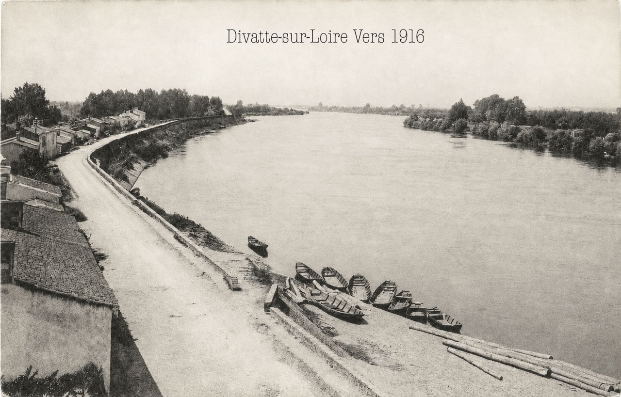 Photographie historique de Divatte-sur-Loire — Studio Lebozam