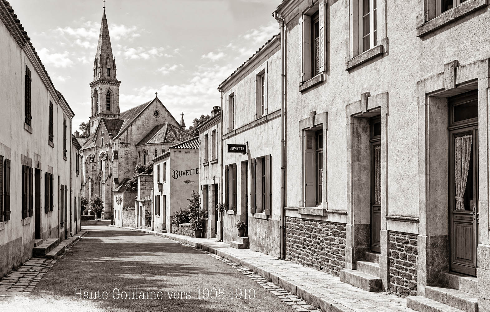 Photographie historique de Haute-Goulaine — Studio Lebozam