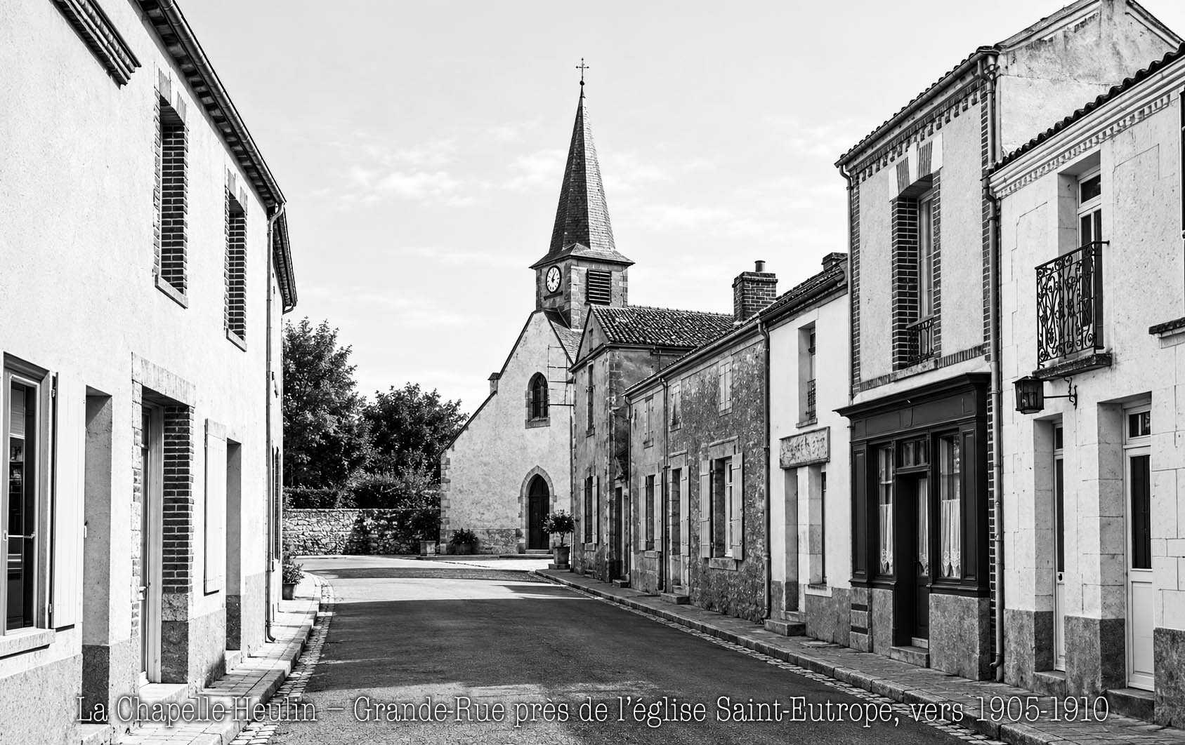 Photographie historique de La Chapelle-Heulin — Studio Lebozam
