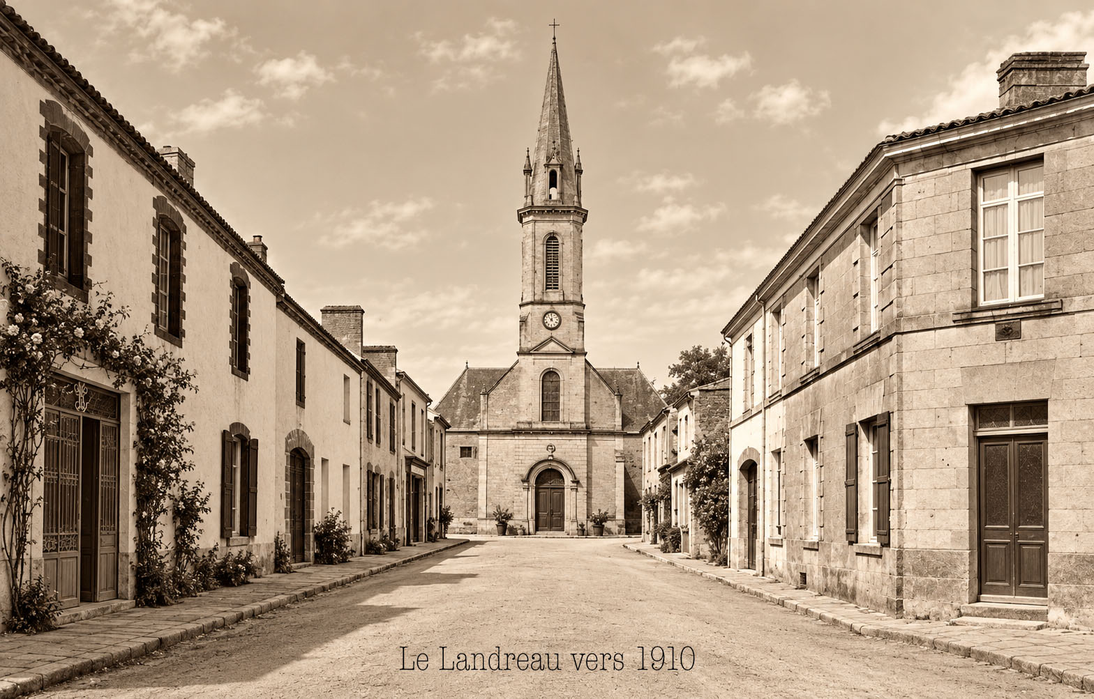 Photographie historique de Le Landreau — Studio Lebozam