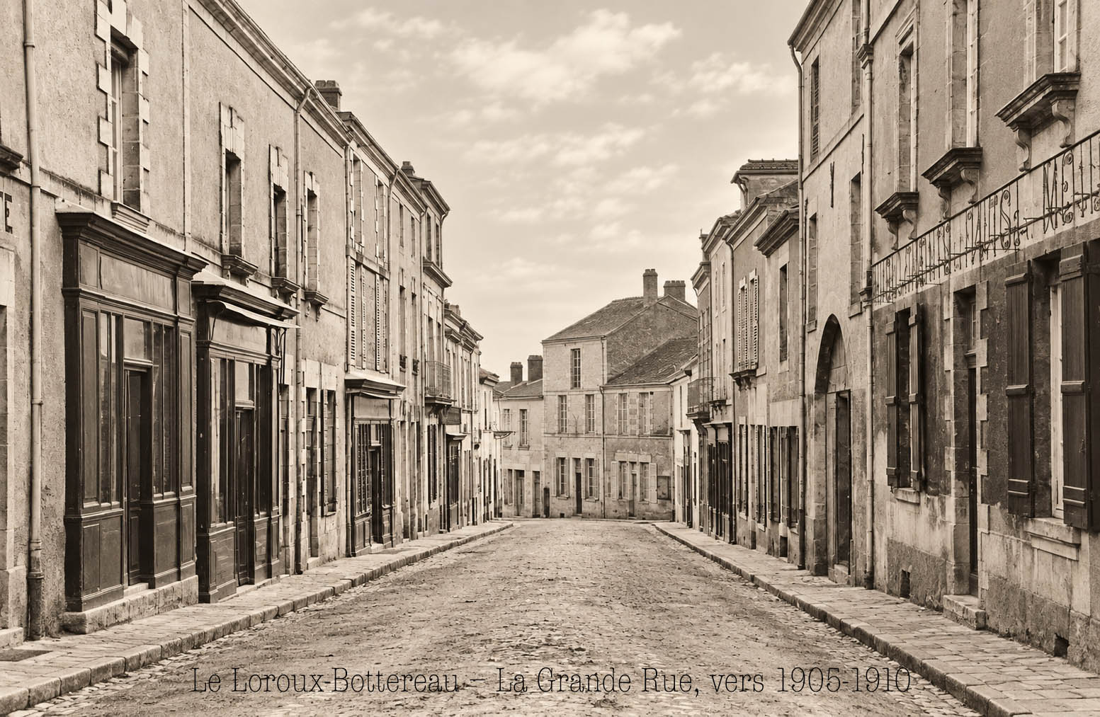 Photographie historique de Le Loroux-Bottereau — Studio Lebozam