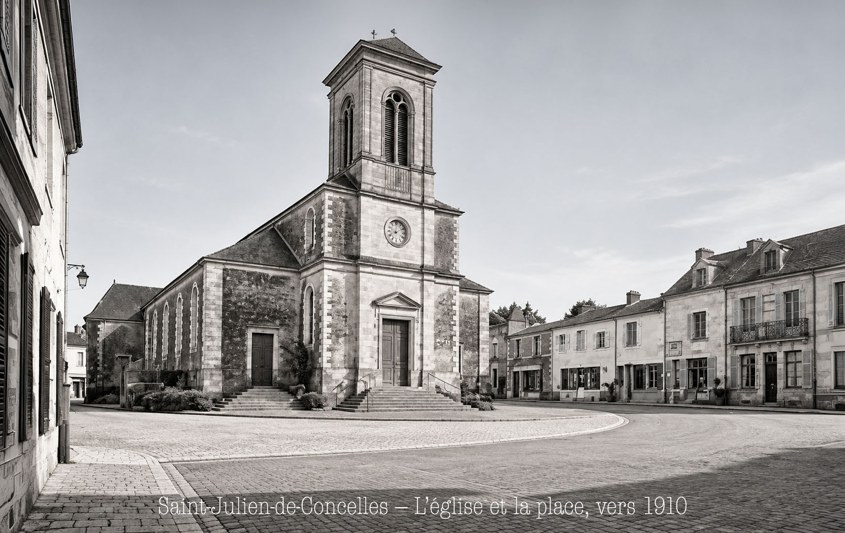 Photographie historique de Saint-Julien-de-Concelles — Studio Lebozam