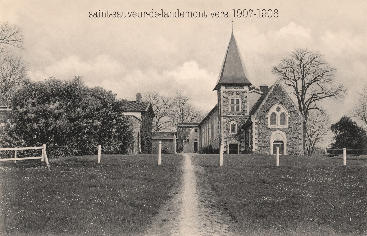 Photographie historique de Saint-Sauveur-de-Landemont — Studio Lebozam