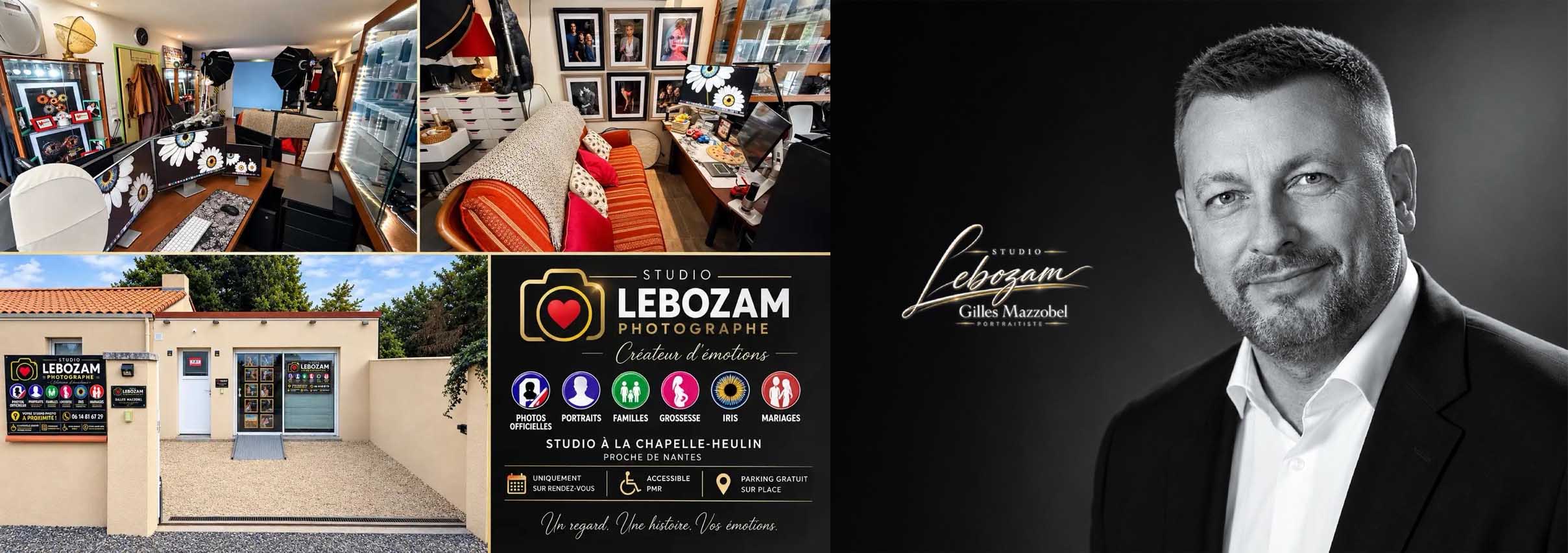 - Gilles Mazzobel, photographe au Studio Lebozam à La Chapelle-Heulin