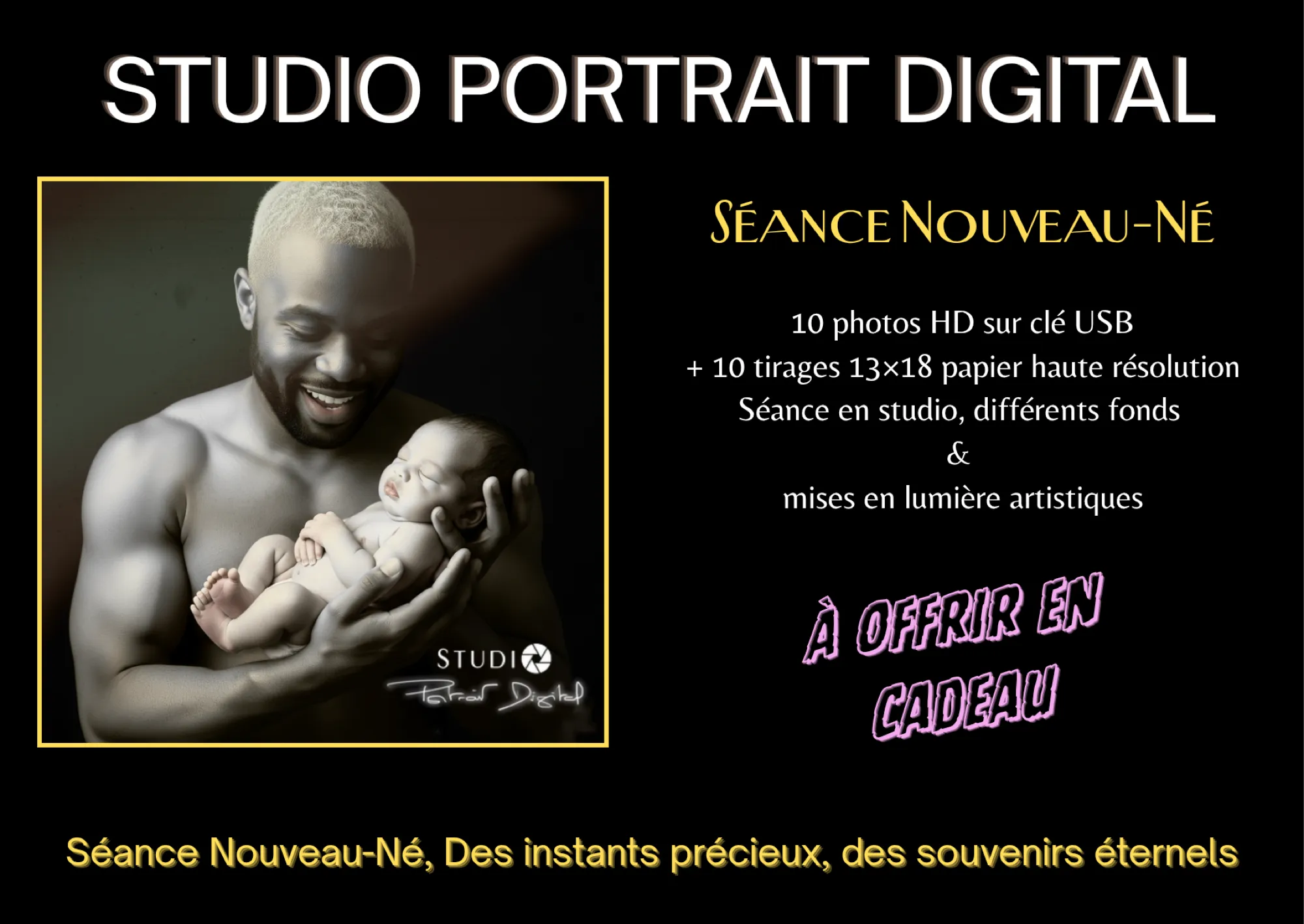 Séance Photo Studio Naissance 